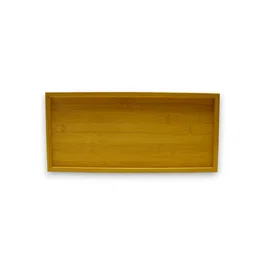 Depot Bandeja de exposición de madera Marrón claro