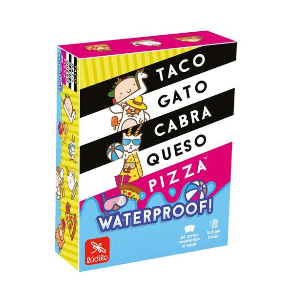 LúDILO Juego Taco Gato Waterproof 89026 Juego de Cartas para Niños y Adultos +7 Años LúDILO Juego Taco Gato Waterproof 89026 Juego de Cartas para Niños y Adultos +7 Años