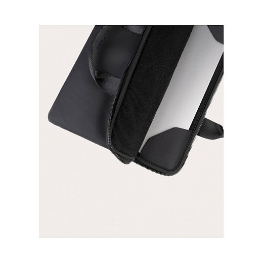 Tucano Gommo Mochila Maletín para Portátil 13-15 Pulgadas, Negro, Compatible con MacBook Air 15", Tirante para Hombro