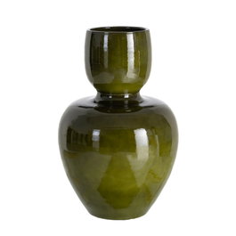 Jarrón Verde Cerámica Decoración 30 X 30 X 50 cm
