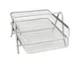 Q-connect Bandeja Sobremesa Metálica Rejilla GXA100 Plata 2 Bandejas Movibles 300x185x350 mm