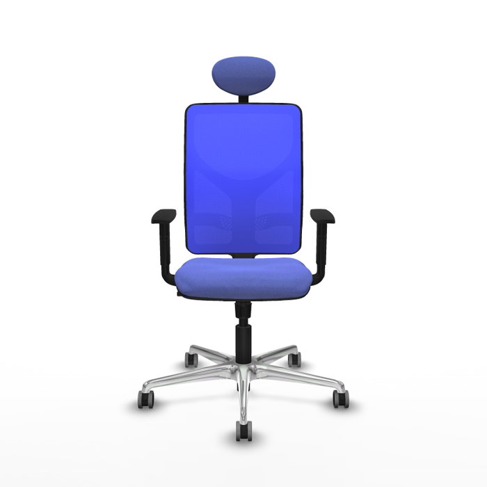 PIQUERAS Y CRESPO Silla de oficina Motilla con mecanismo Sincro, Azul claro y Azul PIQUERAS Y CRESPO Silla de oficina Motilla con mecanismo Sincro, Azul claro y Azul