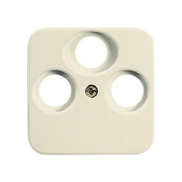BUSCH-JAEGER BJ 1743-03-212 Cubierta para enchufes SAT, TV y Radio, Beige