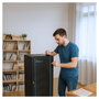 Extralink Armario rack 18U 600x450 Negro montaje en pared