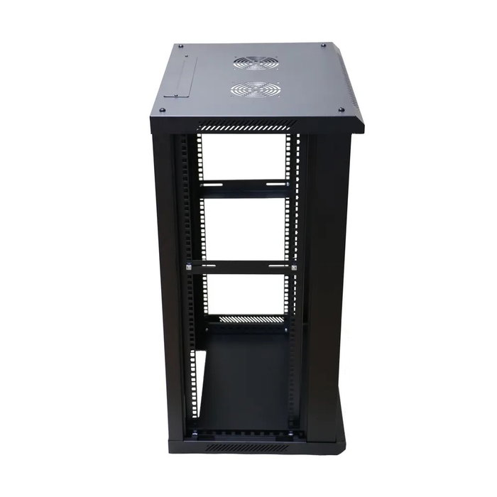 Extralink Armario rack 18U 600x450 Negro montaje en pared