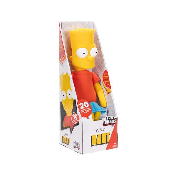 Jakks Pacific Los Simpson - Peluche Parlanchín Bart de 30 cm Jakks Pacific Los Simpson - Peluche Parlanchín Bart de 30 cm