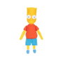 Jakks Pacific Los Simpson - Peluche Parlanchín Bart de 30 cm