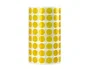 Liderpapel Gomets autoadhesivos círculos 10,5 mm amarillo rollo de 6000 unidades