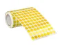 Liderpapel Gomets autoadhesivos círculos 10,5 mm amarillo rollo de 6000 unidades