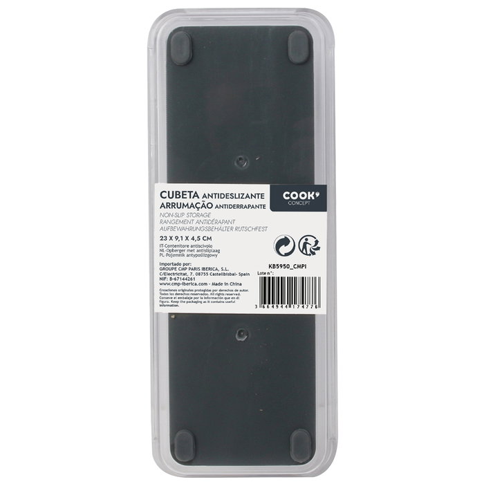 Cook Concept Cubeta Antideslizante 23X9,1 cm