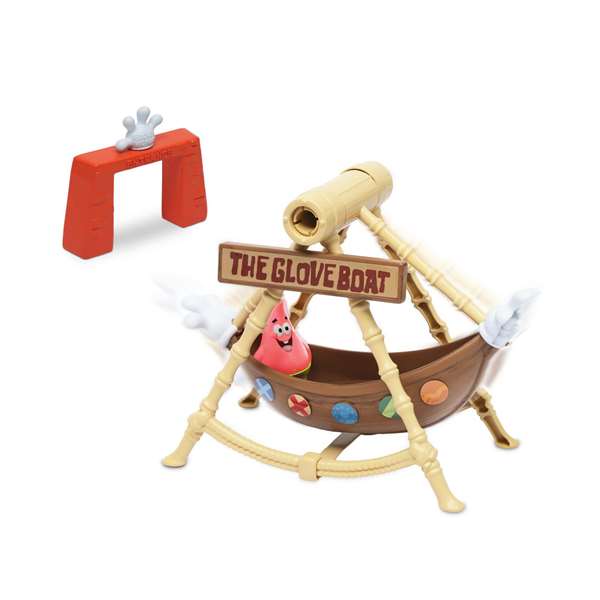 Bizak Barco Pirata Bob Esponja con Figura Patricio 4.5 cm y Accesorio