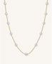 Rosefield Liquid Multi Pearl Choker Dorado