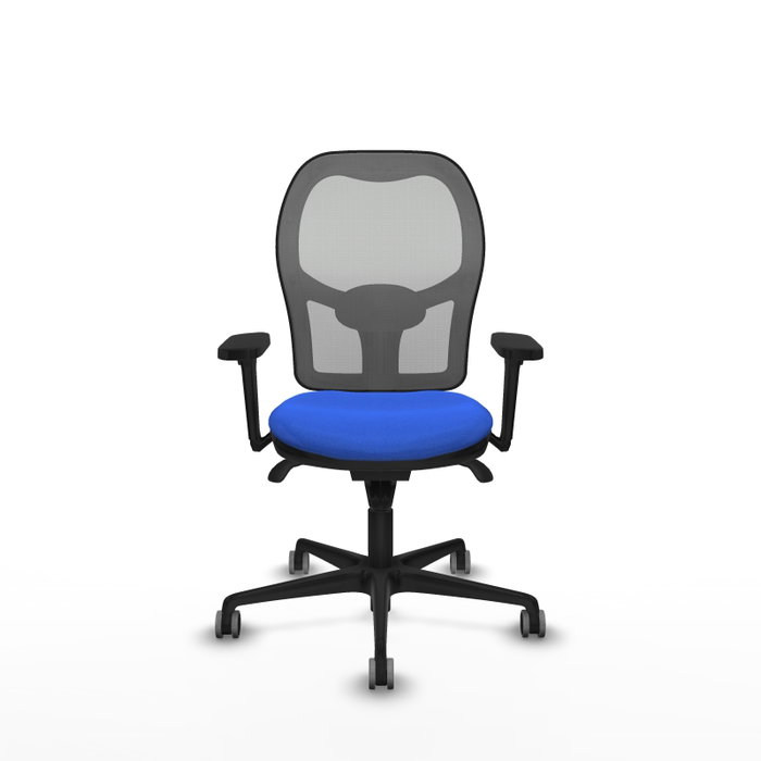 PIQUERAS Y CRESPO Silla de oficina Jorquera Azul/Gris con mecanismo Sincro