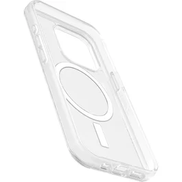OtterBox Symmetry Clear MagSafe para Apple iPhone 15 Pro, Transparente