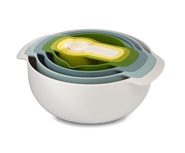 Joseph Joseph Nest 9 Plus Opal Bowl Set Verde