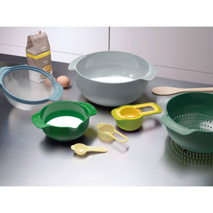 Joseph Joseph Nest 9 Plus Opal Bowl Set Verde