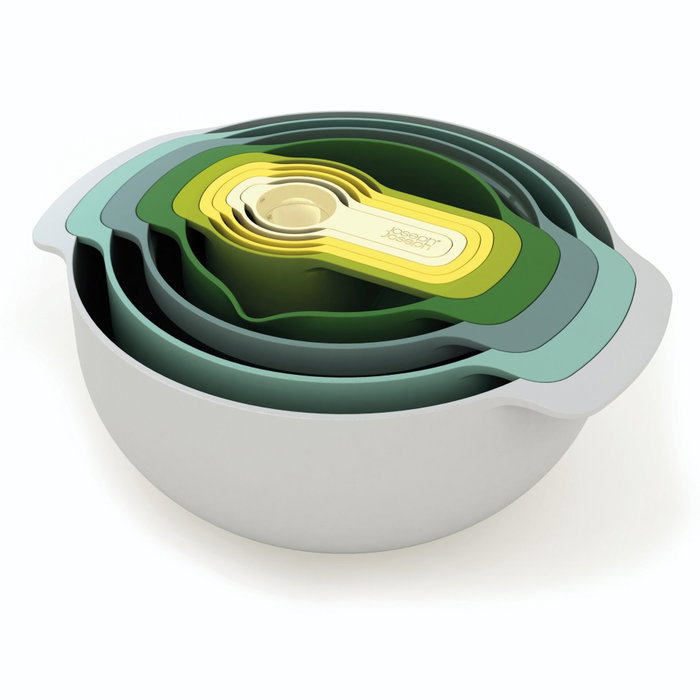 Joseph Joseph Nest 9 Plus Opal Bowl Set Verde