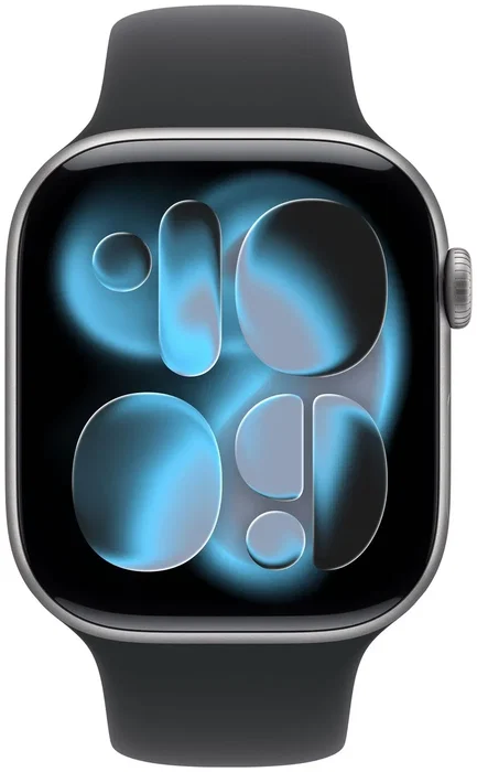 Apple Watch Series 11 GPS 46mm Space Grey Aluminium Case | Black Sport Band - M/L