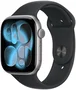 Apple Watch Series 11 GPS 46mm Space Grey Aluminium Case | Black Sport Band - M/L