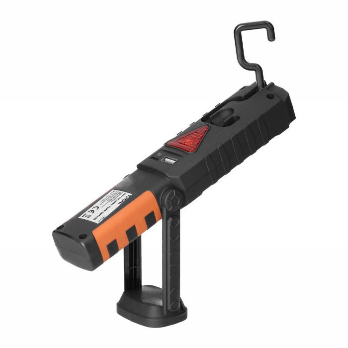 ORNO Linterna LED COB 3W + 1W con Gancho y Función Powerbank ORNO Linterna LED COB 3W + 1W con Gancho y Función Powerbank