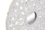 DKD Home Decor Espejo Decorativo de Mango y Espejo Blanco Decape 40x47x9,5 cm