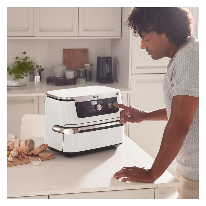 Ninja Freidora de aire Foodi Flex AF500EUWH - 10,4 L - 2470 W - Blanca