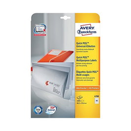 AVERY Zweckform Etiquetas 4780 Blancas 48,5 x 25,4 mm