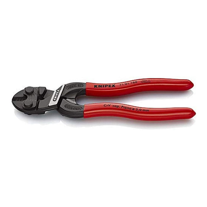 Knipex 7101160 Cortabulones Compacto 160 mm para Cortar Bulones, Clavos, Remaches hasta 4.4 mm Ø Knipex 7101160 Cortabulones Compacto 160 mm para Cortar Bulones, Clavos, Remaches hasta 4.4 mm Ø