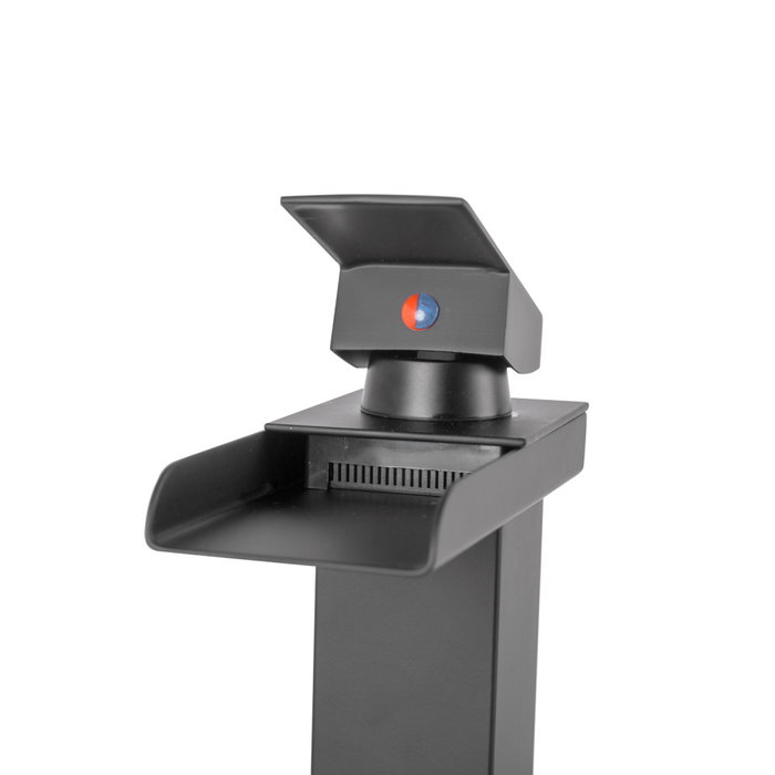 Grifo de lavabo monomando estilo clásico Negro con caño bajo Grifo de lavabo monomando estilo clásico Negro con caño bajo