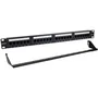 Phasak Patch Panel 24 Puertos Cat.6 1U Gestión de Cables PU 2424