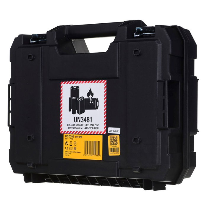 DeWalt DCD709D2T-QW Taladro de impacto a batería 18V con 2 baterías de 2.0Ah