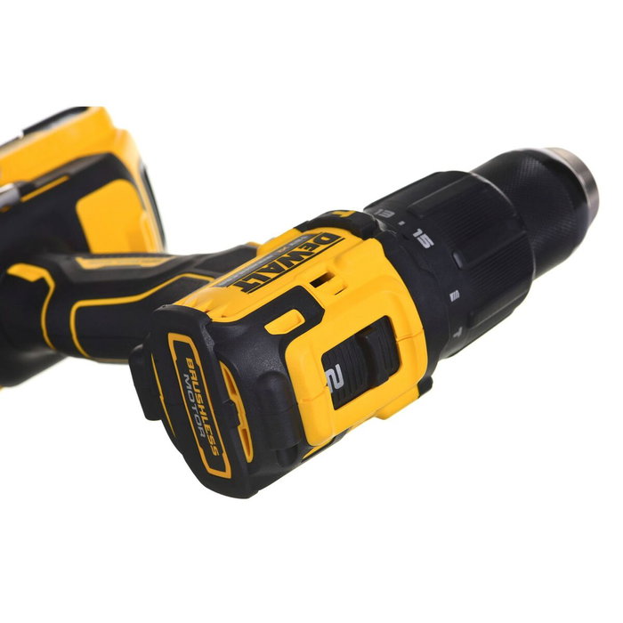 DeWalt DCD709D2T-QW Taladro de impacto a batería 18V con 2 baterías de 2.0Ah