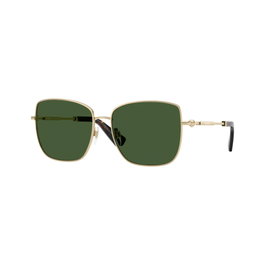 Burberry BE3158-110971 Gafas de sol doradas con cristal verde