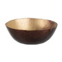 Ixia Bowl Decorativo de Cristal Marrón-negro 13 x 13 x 4,50 cm