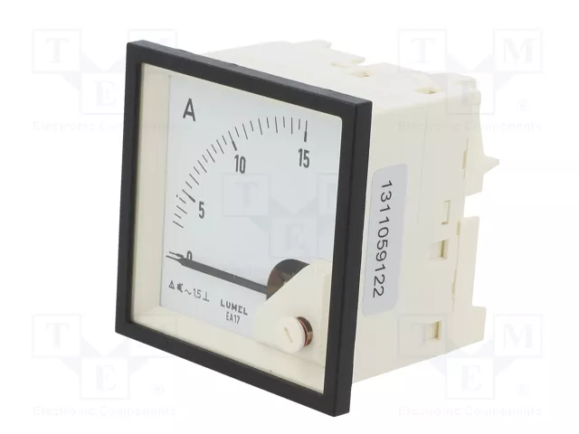 LUMEL EA17N Amperímetro para panel 0÷15A AC True RMS