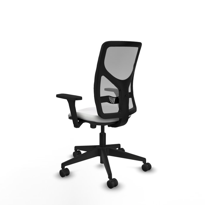PIQUERAS Y CRESPO Silla de oficina Motilla con mecanismo Sincro/Traslack, Blanco y Gris PIQUERAS Y CRESPO Silla de oficina Motilla con mecanismo Sincro/Traslack, Blanco y Gris
