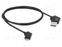 DeLOCK Cable USB 2.0 Tipo-A a USB Tipo-C™ Giratorio 60 W 1,2 m