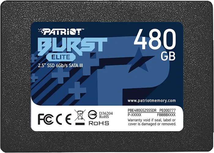 Patriot Burst Elite 480GB 2.5 SSD SATA III