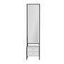 Hanah Home Mesa de Maquillaje Elegante Blanca con Almacenamiento, 41x170x35 cm