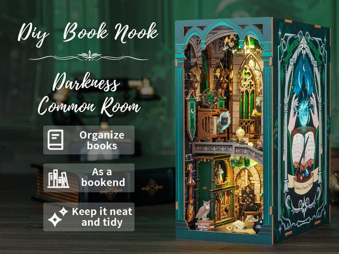 Maqueta Book Nook Darkness Common Room 23 x 11 cm
