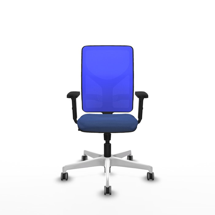 PIQUERAS Y CRESPO Silla de oficina Motilla con mecanismo Sincro Azul