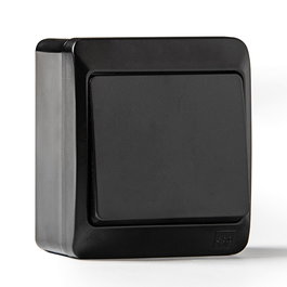 Famatel Conmutador Estanco IP44 16A 250V Negro Blister
