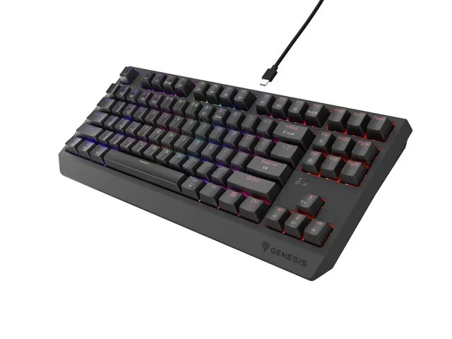 Genesis Thor 230 TKL Wireless RGB Teclado Mecánico Inalámbrico Outemu Red Hot-Swap QWERTY Polaco