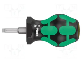 WERA Destornillador plano estándar STUBBY 4x0,8mm