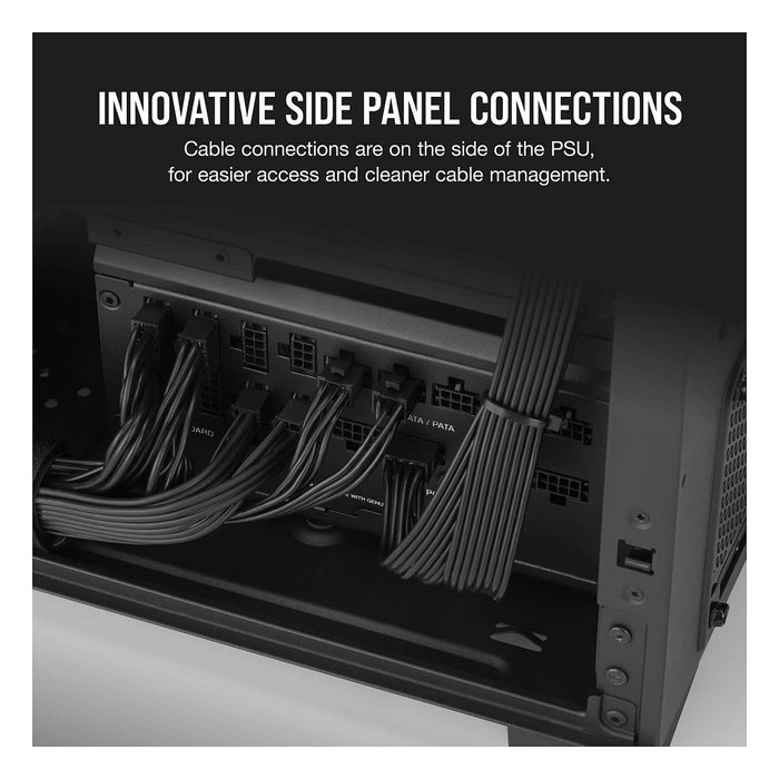 Corsair RM1200x SHIFT CP-9020254-EU Fuente de Alimentación 1200W 80 Plus Gold ATX 3.0 Totalmente Modular Corsair RM1200x SHIFT CP-9020254-EU Fuente de Alimentación 1200W 80 Plus Gold ATX 3.0 Totalmente Modular