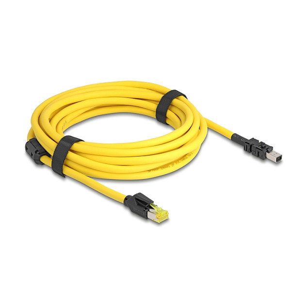 DeLOCK Cable de red Cat6 RJ45 a terminal de bloque de 8 pines 5 m amarillo DeLOCK Cable de red Cat6 RJ45 a terminal de bloque de 8 pines 5 m amarillo
