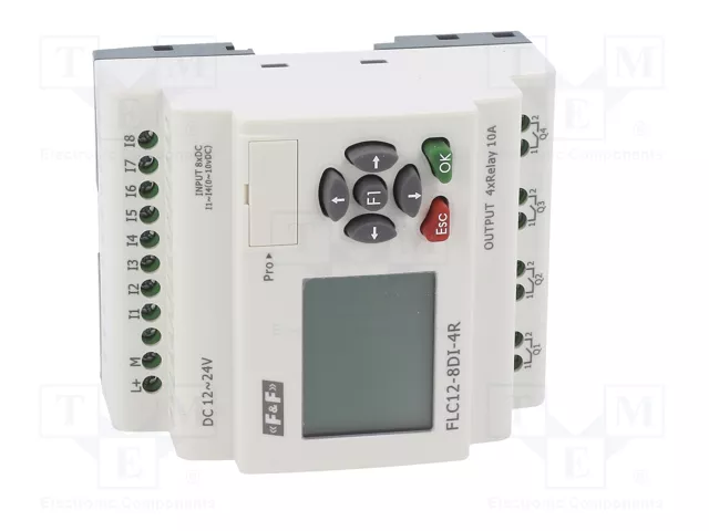F&F FLC12-8DI-4R Relé programable