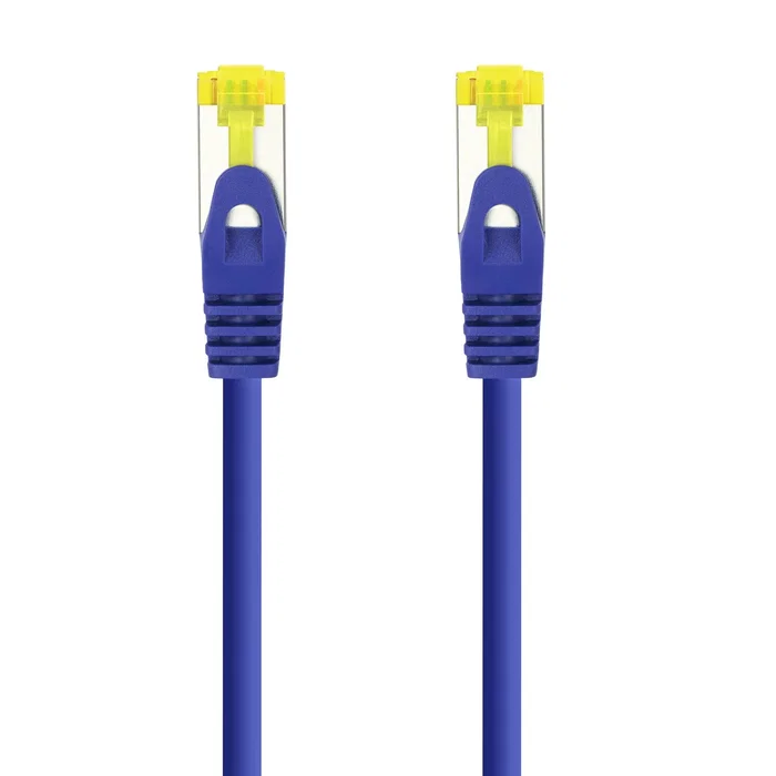 Nanocable 10.20.1900-L25-BL Cable de red Cat6a SFTP, Longitud 0.25 m (25 cm), Conductor Cobre OFC AWG26, Blindaje S-FTP, LSZH Azul