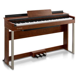 DONNER DDP-200 Piano Digital con 88 Teclas "Dynamic Grand Hammer", Sonidos de Piano de Cola y Bluetooth MIDI