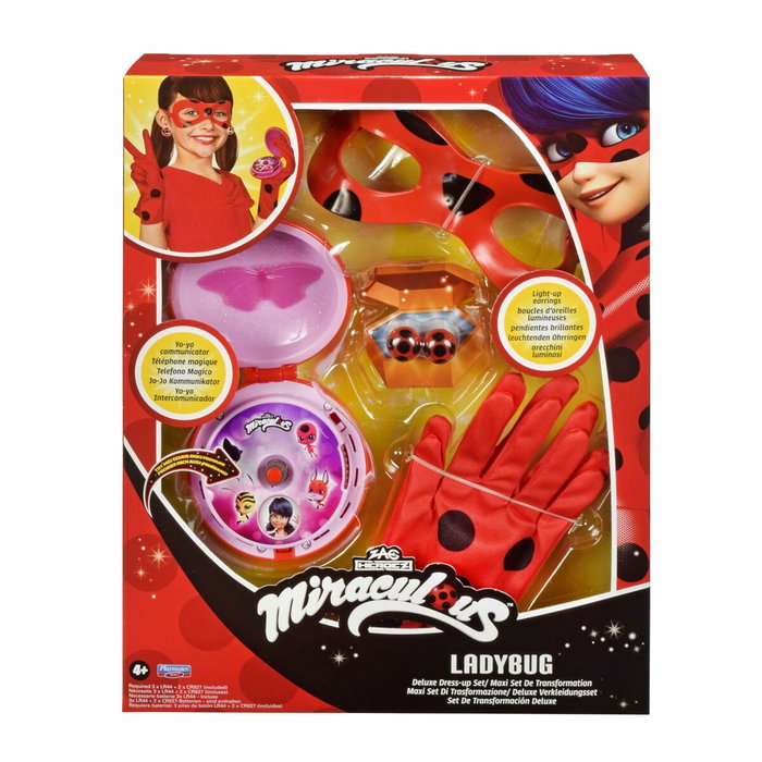 Bandai Set de transformación de lujo Miraculous Ladybug P50619 Bandai Set de transformación de lujo Miraculous Ladybug P50619